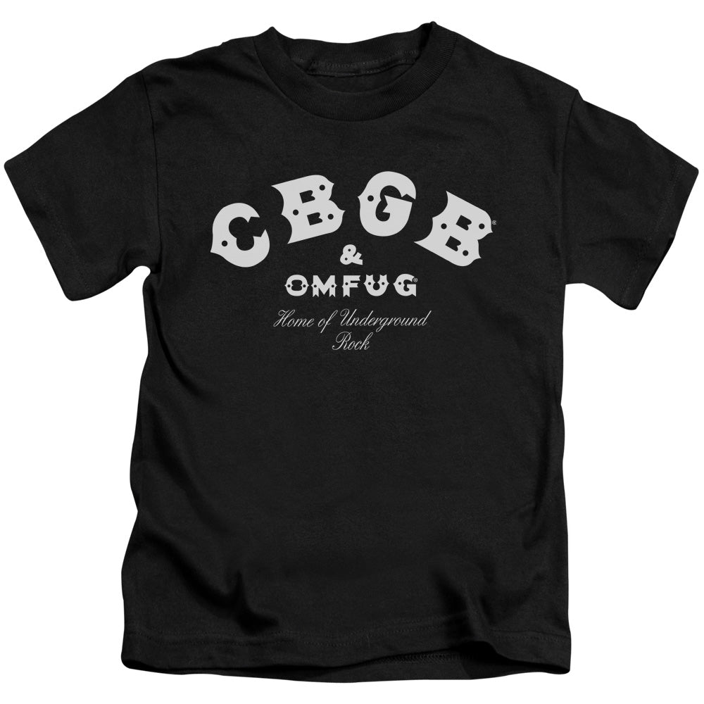 CBGB Classic Logo Juvenile Kids Youth T Shirt Black