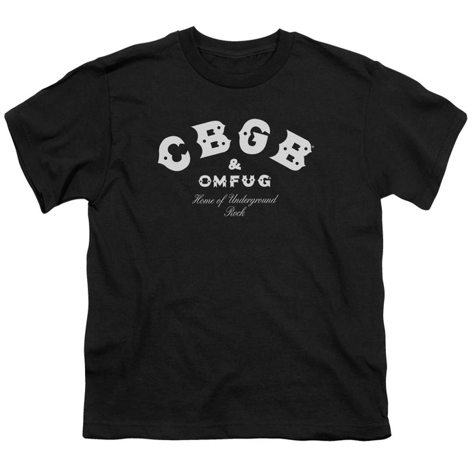 CBGB Classic Logo Kids Youth T Shirt Black