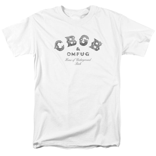 CBGB Club Logo Mens T Shirt White