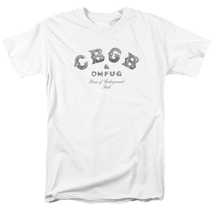 CBGB Club Logo Mens T Shirt White