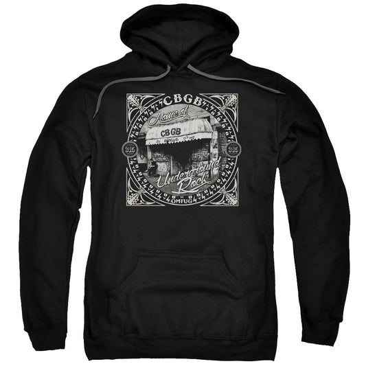 CBGB Front Door Mens Hoodie Black