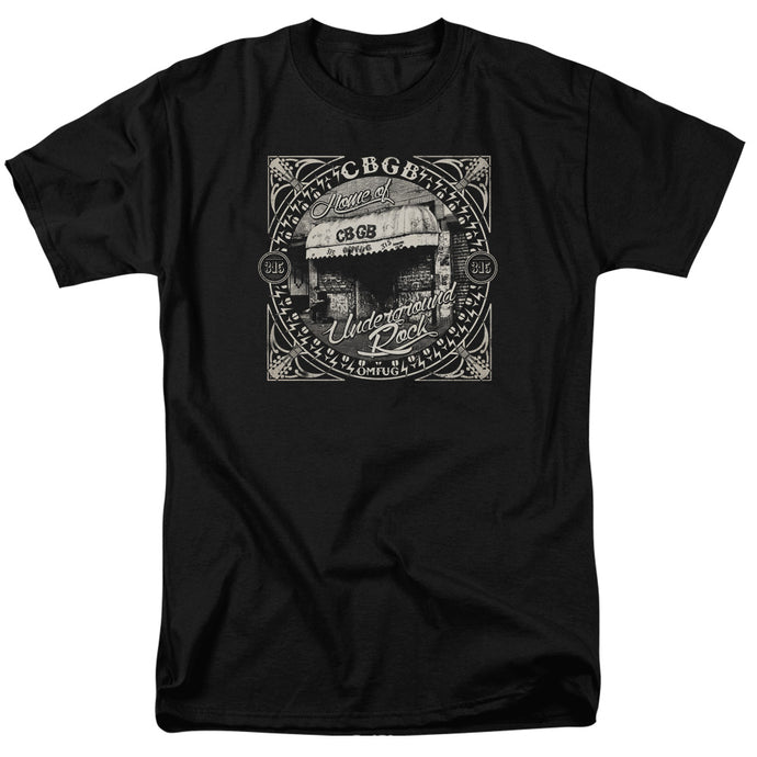 CBGB Front Door Mens T Shirt Black