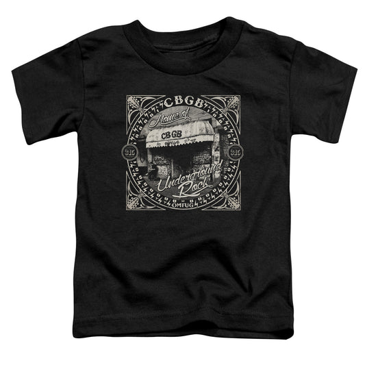 CBGB Front Door Toddler Kids Youth T Shirt Black