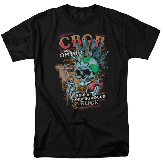 CBGB City Mowhawk Mens T Shirt Black