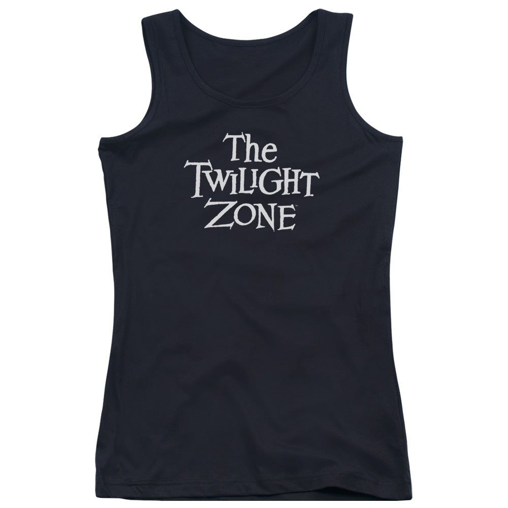 Twilight Zone Logo Womens Tank Top Shirt Black