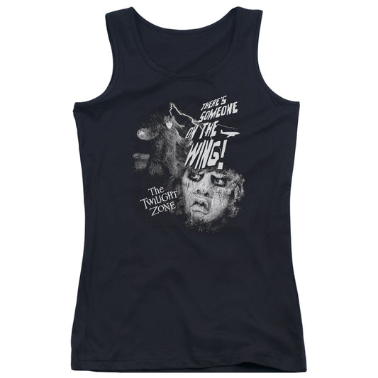 Twilight Zone Someone on the Wing Womens Tank Top Shirt Black