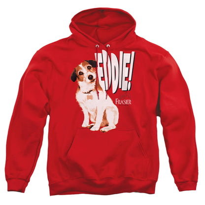 Frasier Eddie Mens Hoodie Red Officially Licensed