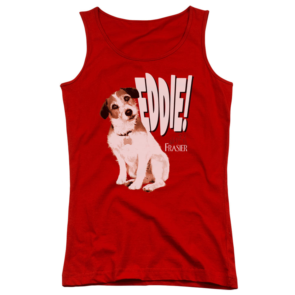 Frasier Eddie Womens Tank Top Shirt Red