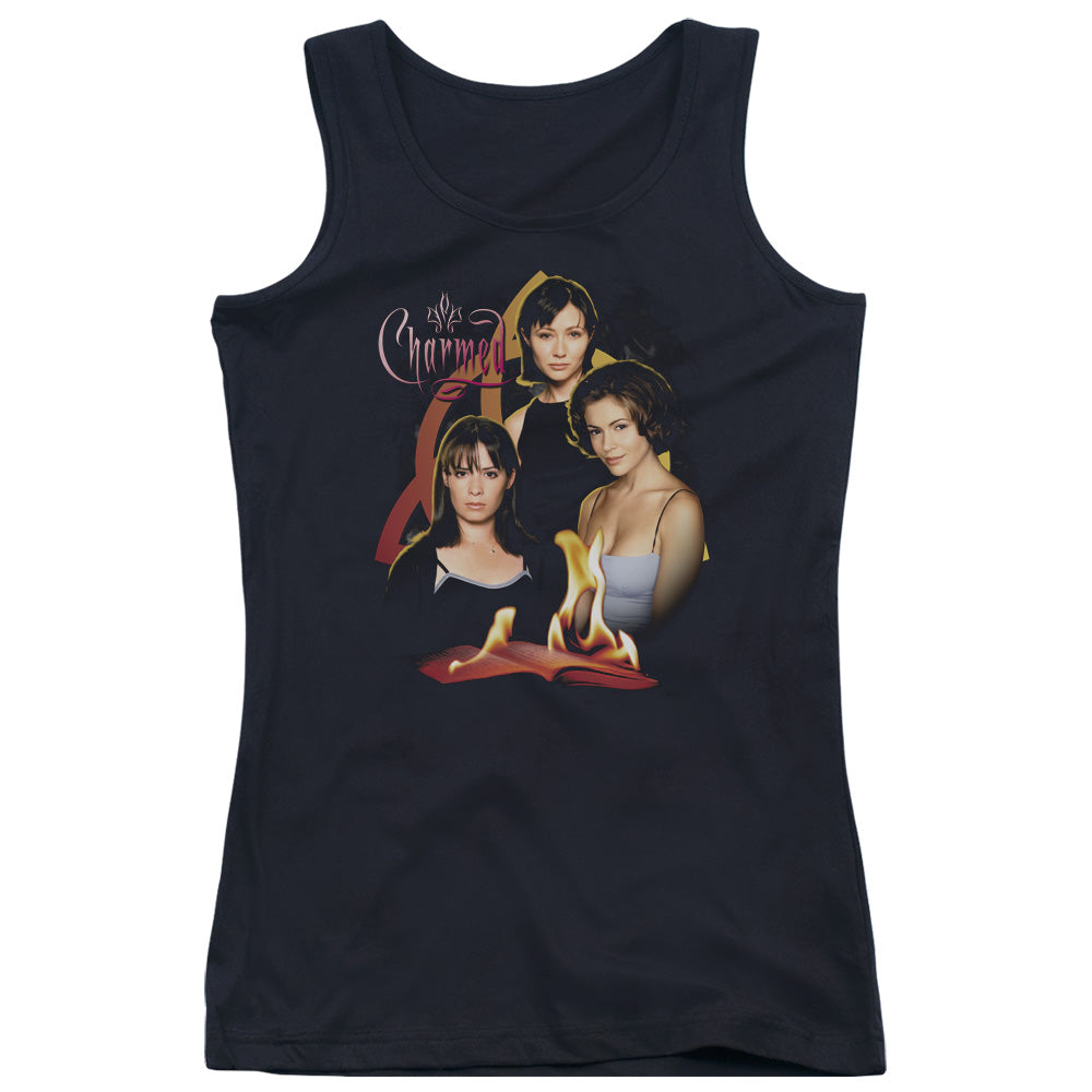 Charmed Original Three Womens Tank Top Shirt Black