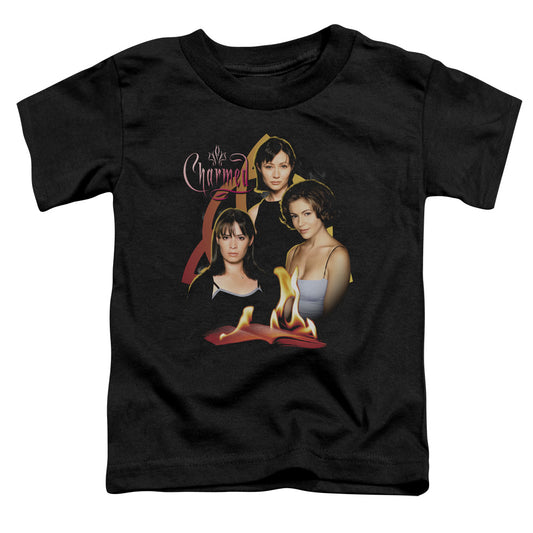 Charmed Original Three Toddler Kids Youth T Shirt Black Officially Licensed