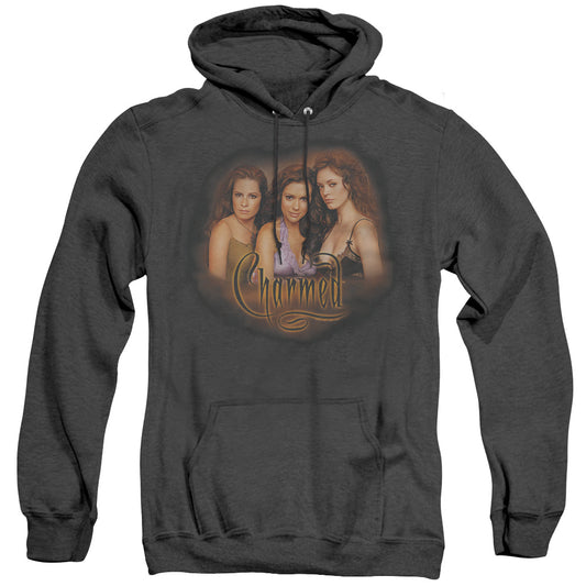 Charmed Okin Heather Mens Hoodie Black Officially Licensed