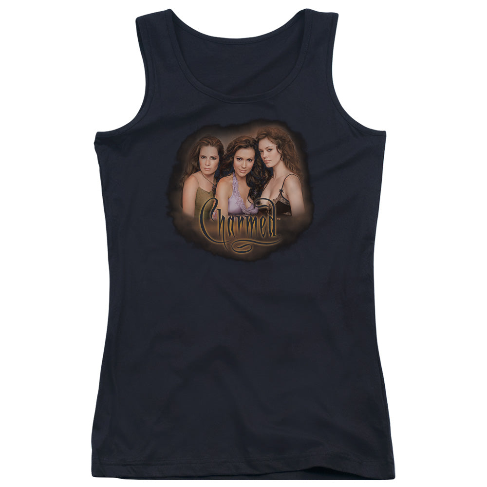 Charmed Okin Womens Tank Top Shirt Black