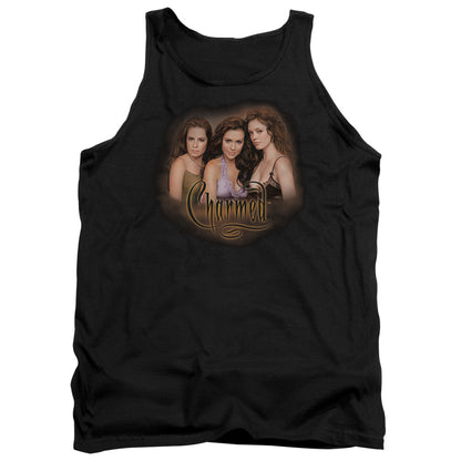 Charmed Okin Mens Tank Top Shirt Black