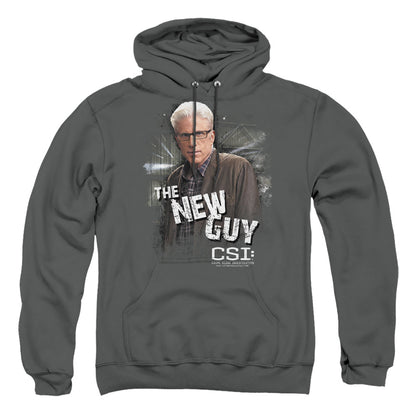 Csi The New Guy Mens Hoodie Charcoal Officially Licensed