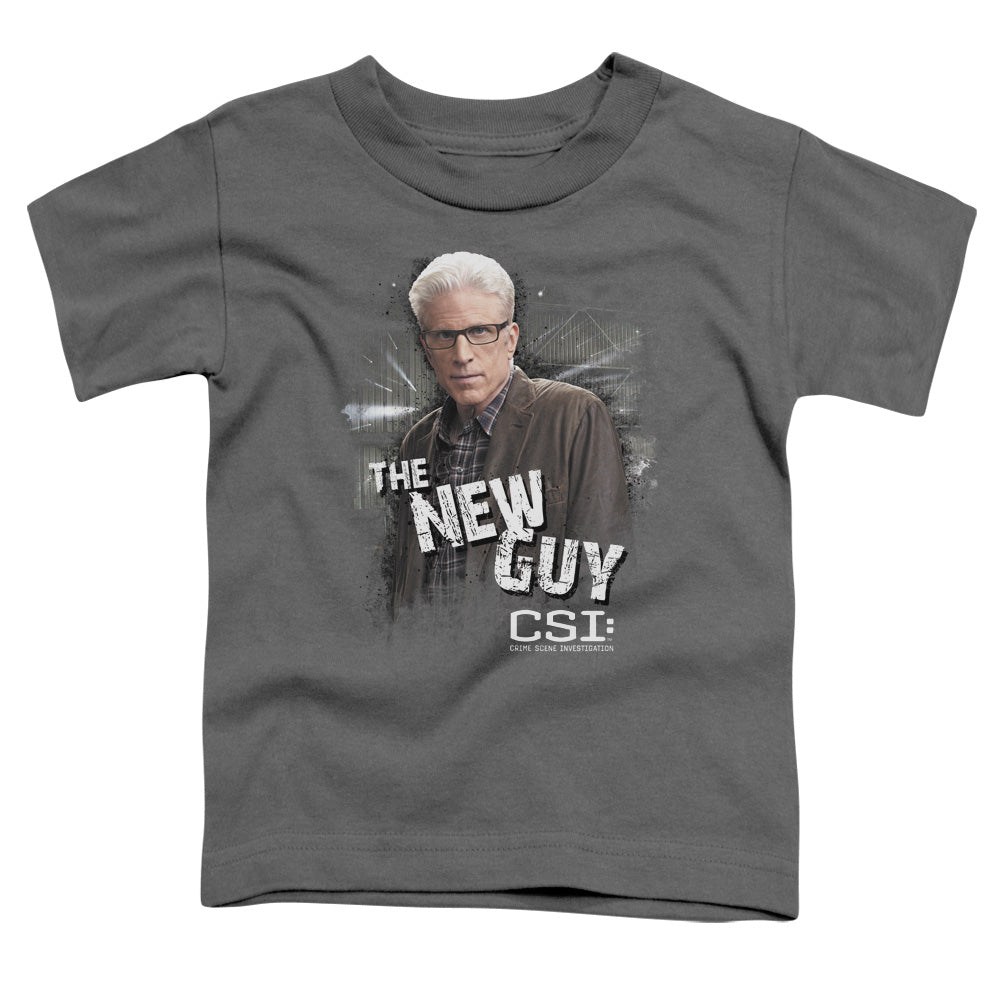 Csi the New Guy Toddler Kids Youth T Shirt Charcoal Officially Licensed