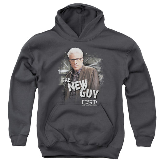 Csi the New Guy Kids Youth Hoodie Charcoal Officially Licensed