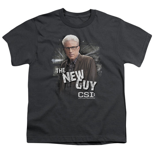 Csi the New Guy Kids Youth T Shirt Charcoal Officially Licensed