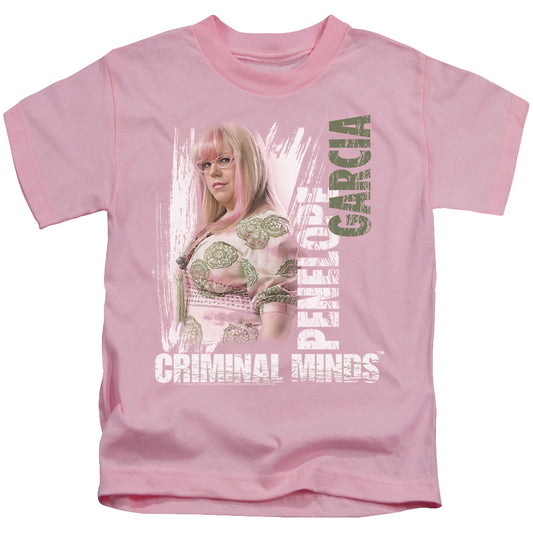 Criminal Minds Penelope Juvenile Kids Youth T Shirt Pink Officially Licensed