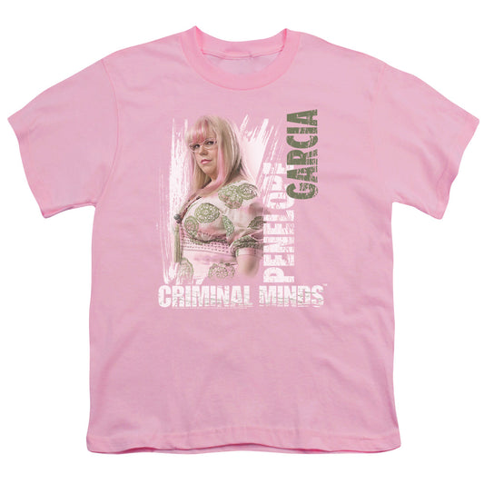 Criminal Minds Penelope Kids Youth T Shirt Pink Officially Licensed