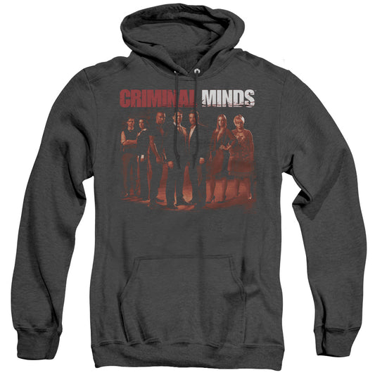 Criminal Minds The Crew Mens Heather Hoodie Black Officially Licensed