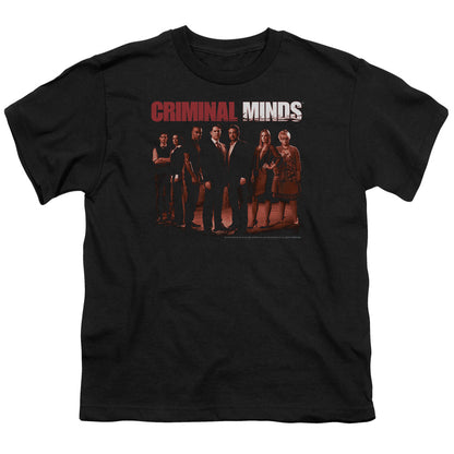 Criminal Minds the Crew Kids Youth T Shirt Black Officially Licensed