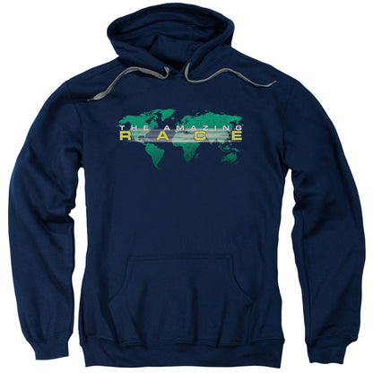 Amazing Race Around The World Mens Hoodie Navy