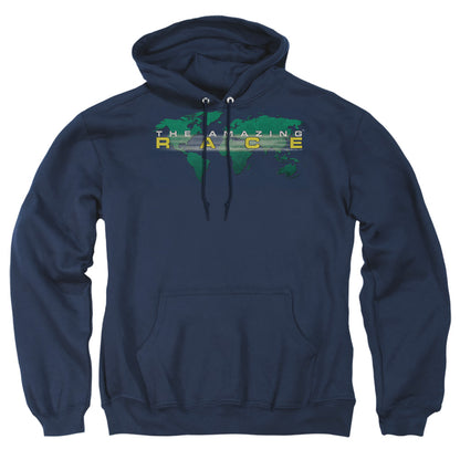 Amazing Race Around The World Mens Hoodie Navy