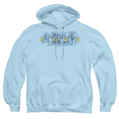 Amazing Race In The Clouds Mens Hoodie Light Blue