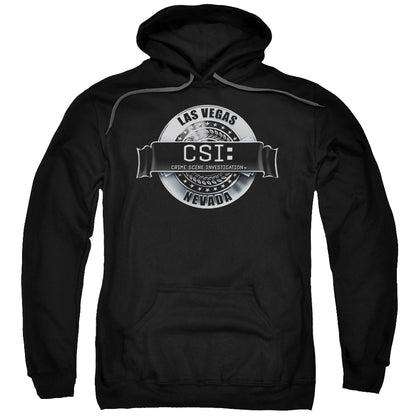 Csi Rendered Logo Mens Hoodie Black Officially Licensed