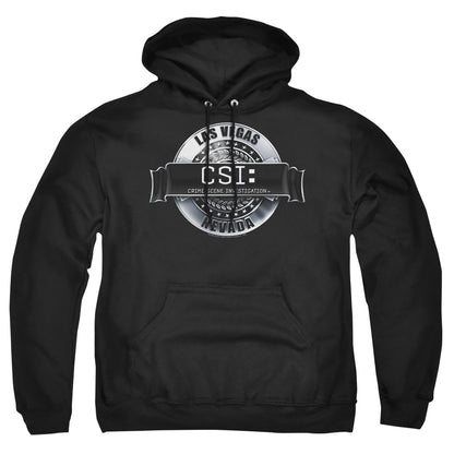 Csi Rendered Logo Mens Hoodie Black Officially Licensed