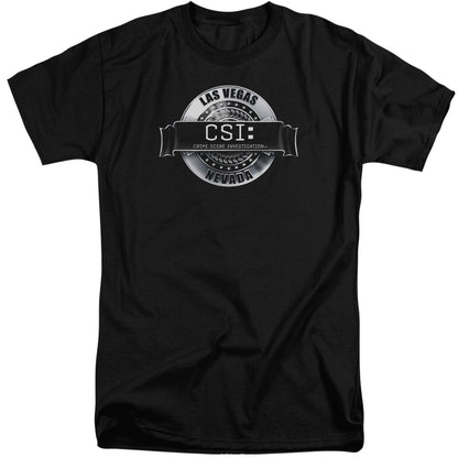 Csi Rendered Logo Mens Tall T Shirt Black Officially Licensed