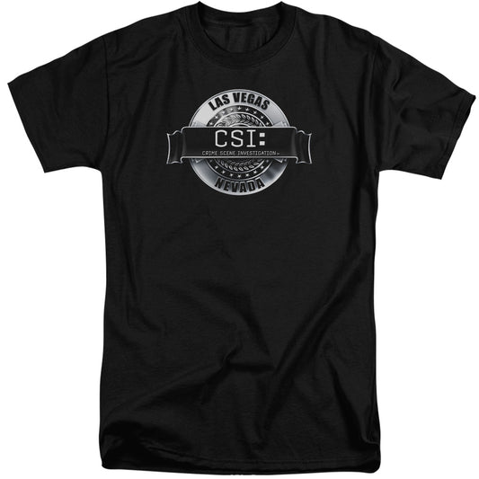 Csi Rendered Logo Mens Tall T Shirt Black Officially Licensed