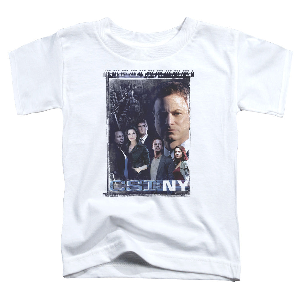 Csi Ny Watchful Eye Toddler Kids Youth T Shirt White Officially Licensed