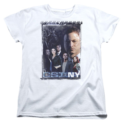 Csi Ny Watchful Eye Womens T Shirt White Officially Licensed