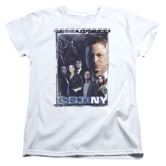 Csi Ny Watchful Eye Womens T Shirt White Officially Licensed