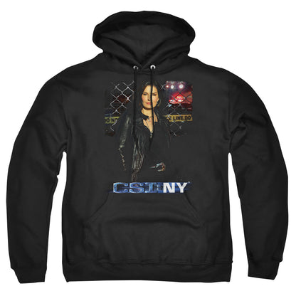 Csi Ny Jo Mens Hoodie Black Officially Licensed