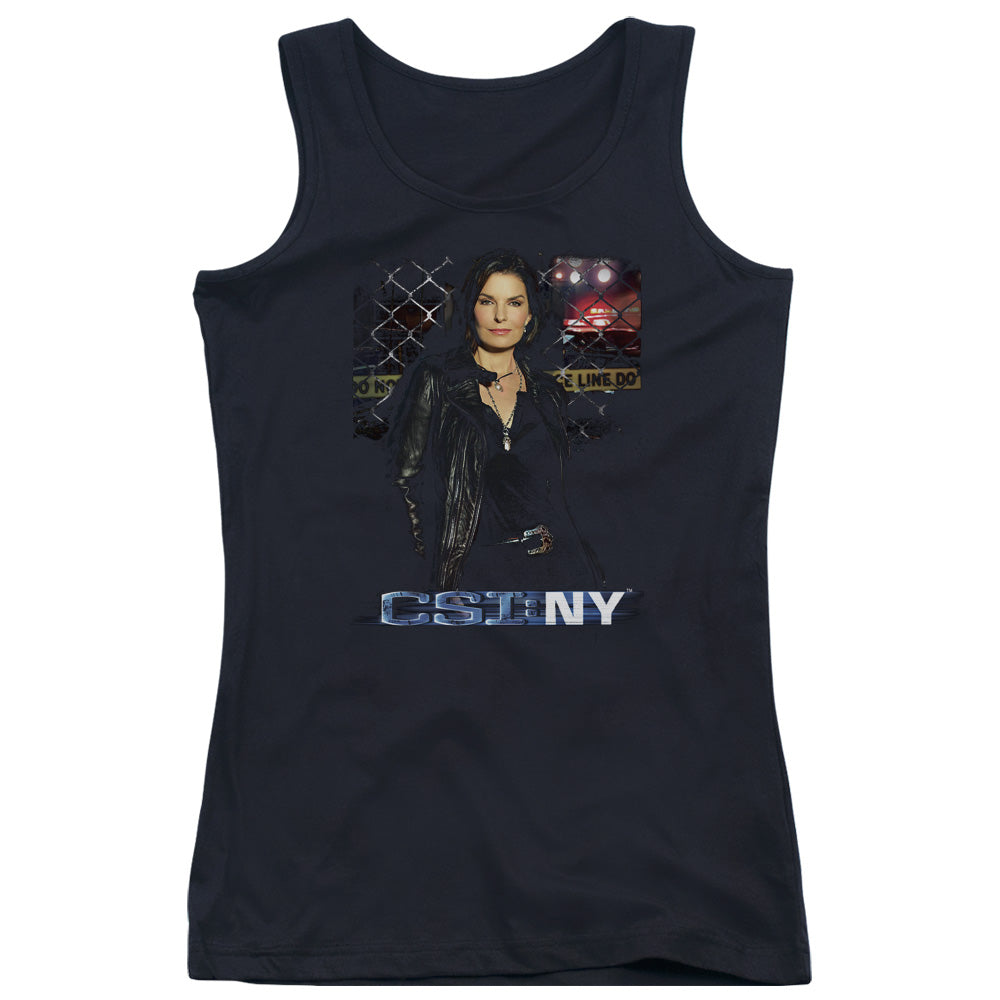 Csi Ny Jo Womens Tank Top Shirt Black