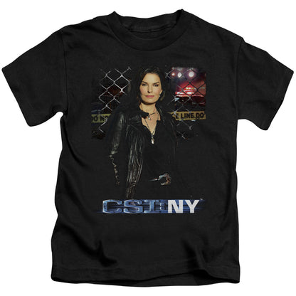 Csi Ny Jo Juvenile Kids Youth T Shirt Black Officially Licensed