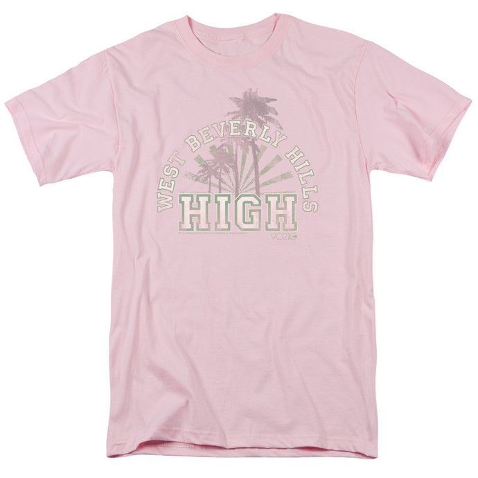 90210 West Beverly Hills High Mens T Shirt Pink