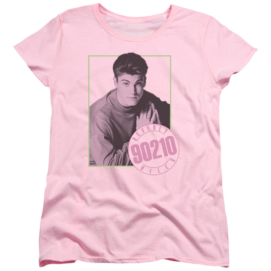 90210 David Womens T Shirt Pink