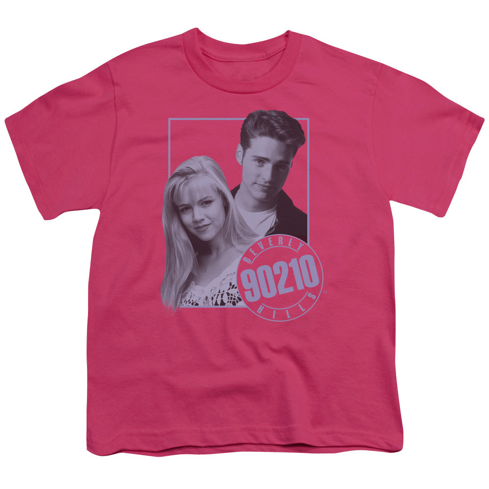 90210 Brandon & Kelly Kids Youth T Shirt Hot Pink