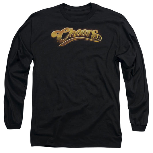 Cheers Cheers Logo Mens Long Sleeve Shirt Black Officially Licensed Officially Licensed