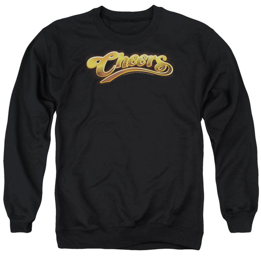 Cheers Cheers Logo Mens Crewneck Sweatshirt Black Officially Licensed