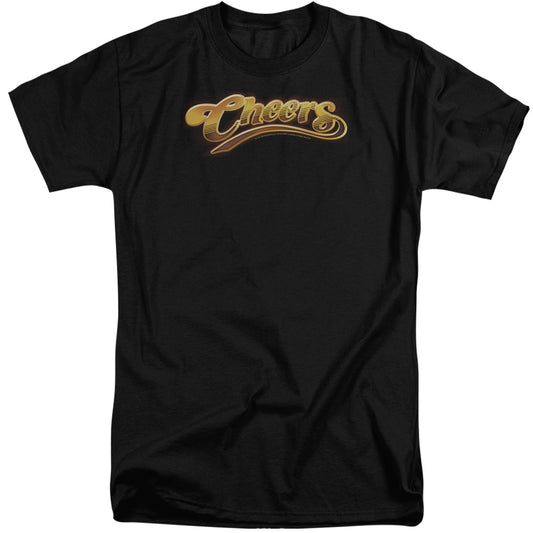Cheers Cheers Logo Mens Tall T Shirt Black Officially Licensed