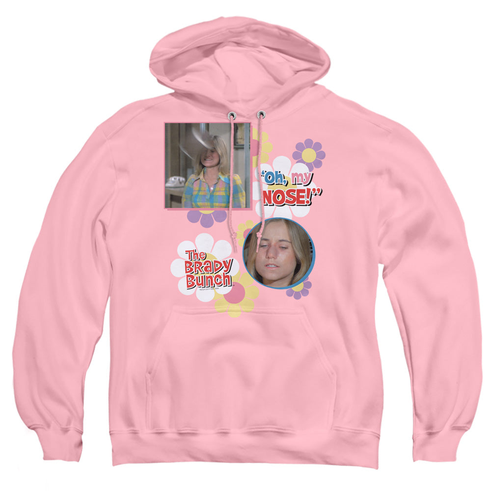 Brady Bunch Oh, My Nose! Mens Hoodie Pink Officially Licensed
