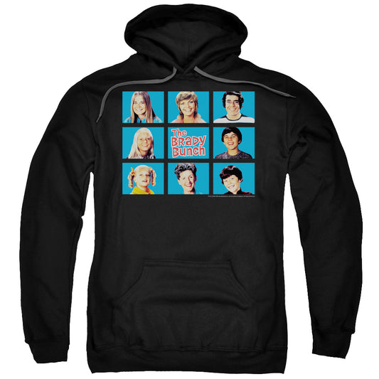 Brady Bunch Framed Mens Hoodie Black Officially Licensed