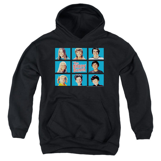 Brady Bunch Framed Kids Youth Hoodie Black Officially Licensed