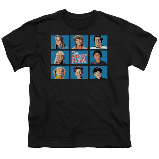 Brady Bunch Framed Kids Youth T Shirt Black Officially Licensed