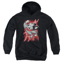 Load image into Gallery viewer, Mighty Mouse Mighty Storm Kids Youth Hoodie Black