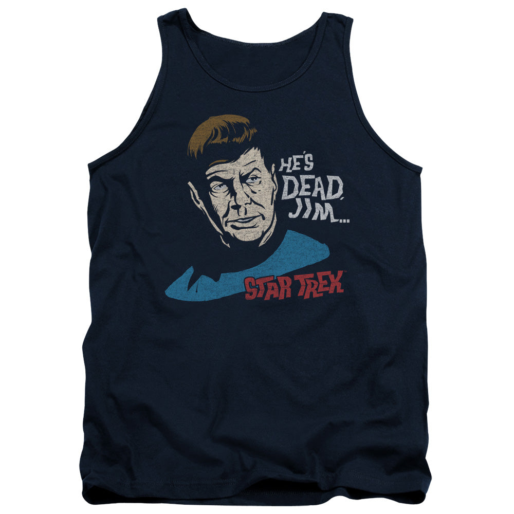 Star Trek Hes Dead Jim Mens Tank Top Shirt Navy